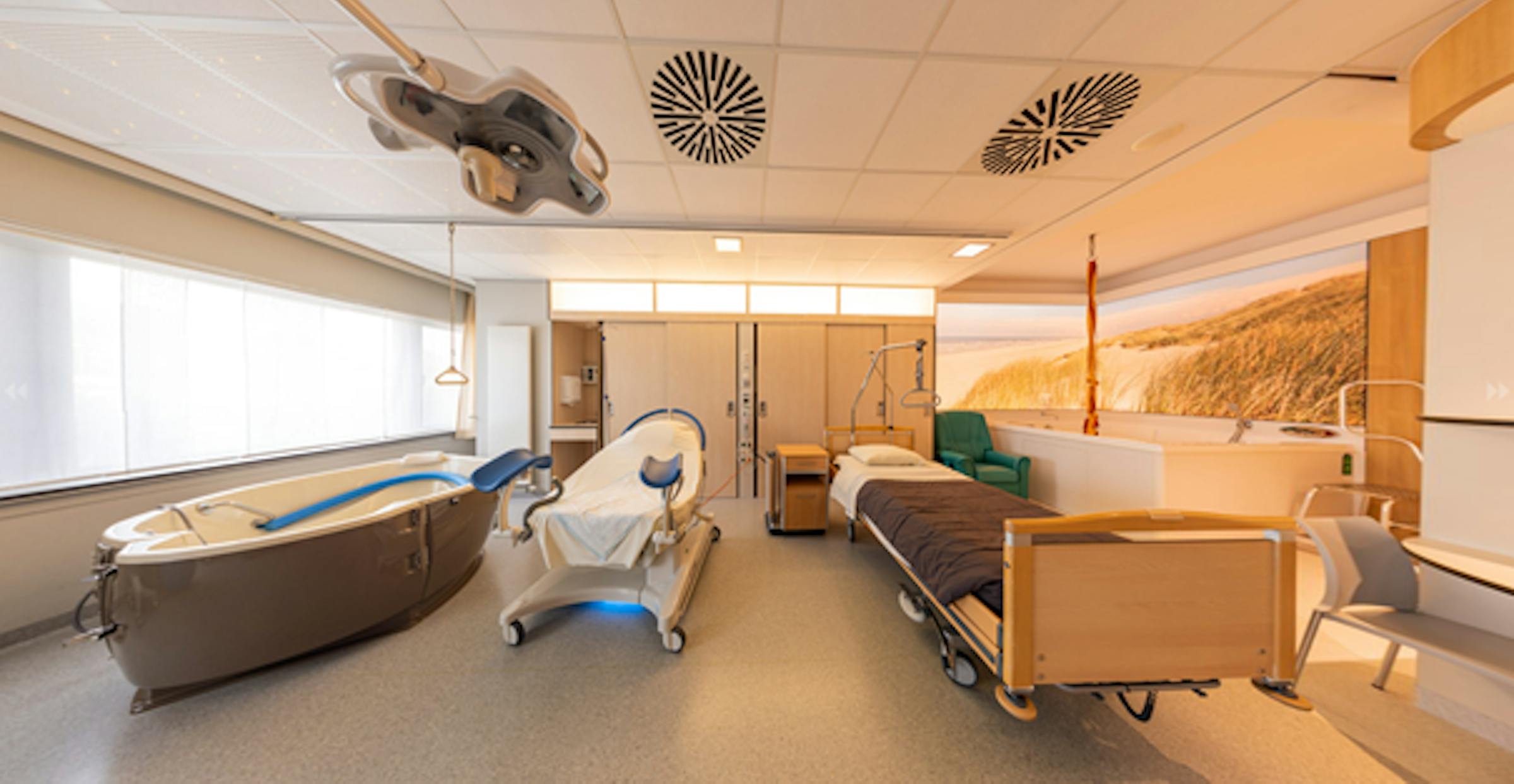 Vernieuwde verloskamer