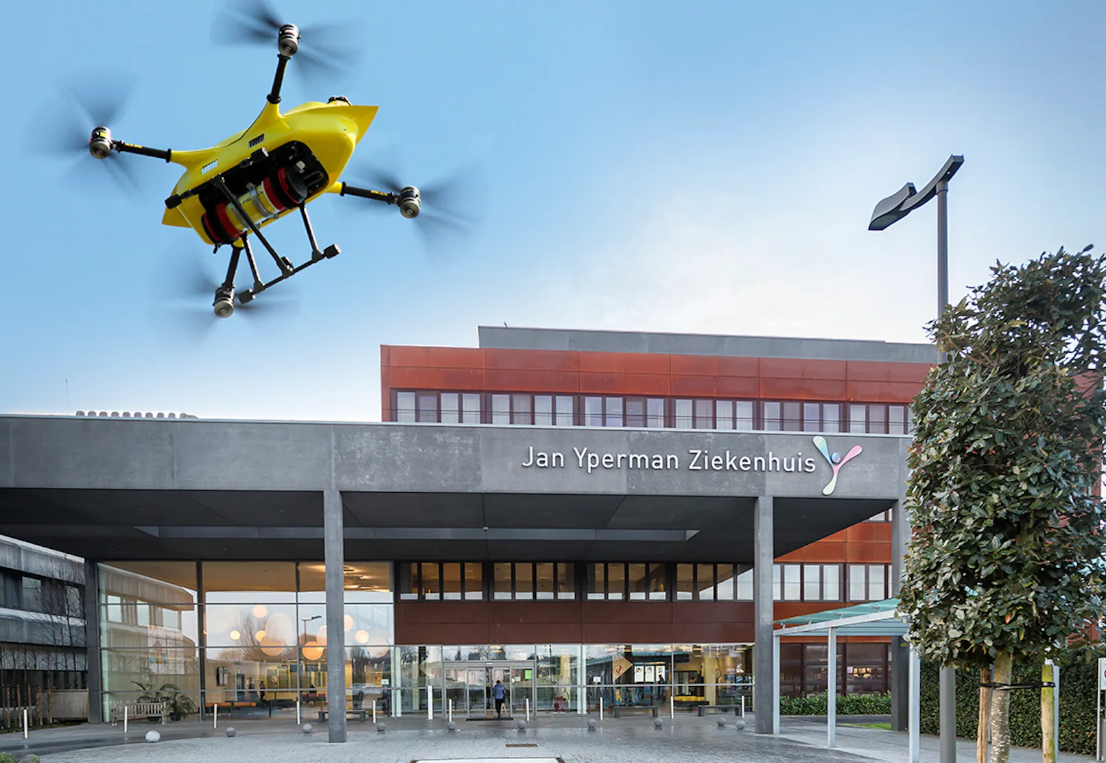 Persfoto Drone gebouw